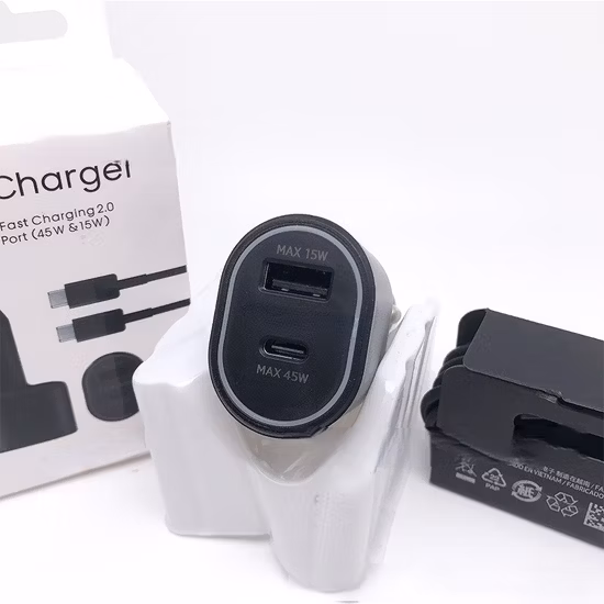 100% Original Dual USB Quick Metal Car Charger for with Typec C Cable